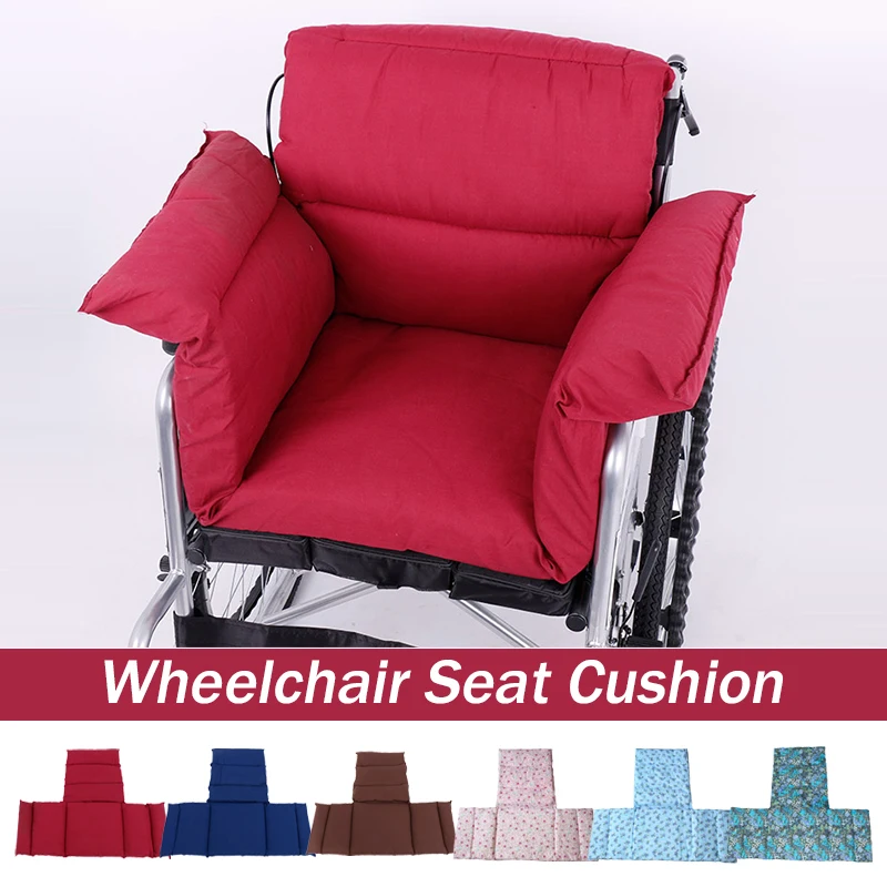 

Wheelchair Cushion Thicken Soft Warm Resistant Wheelchair Seat Pad Wheelchair Backrest Cushion Accessories