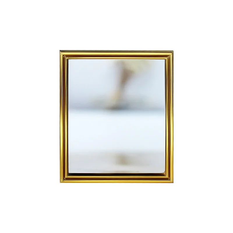 1:12 Retro Scandinavische stijl Mini Make-upspiegel Poppenhuis Ornament Accessoires Micro-scène Decoratie Creatief Miniatuur Speelgoedmodel