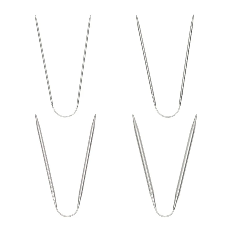 3pcs/Set Circular Knitting Needles Sweater Knitting Needle Tools Small Loop Needle DIY Knitting Needles Kits DIY Tool Accessory