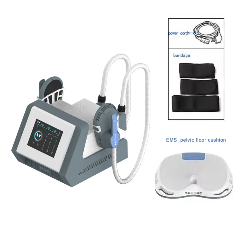 

2025 2 Handle Ems Sculpting Slimming with Ems Chair Electromagnetic Muscle Stimulator Ems Body Sculpt Muscle Building Machine