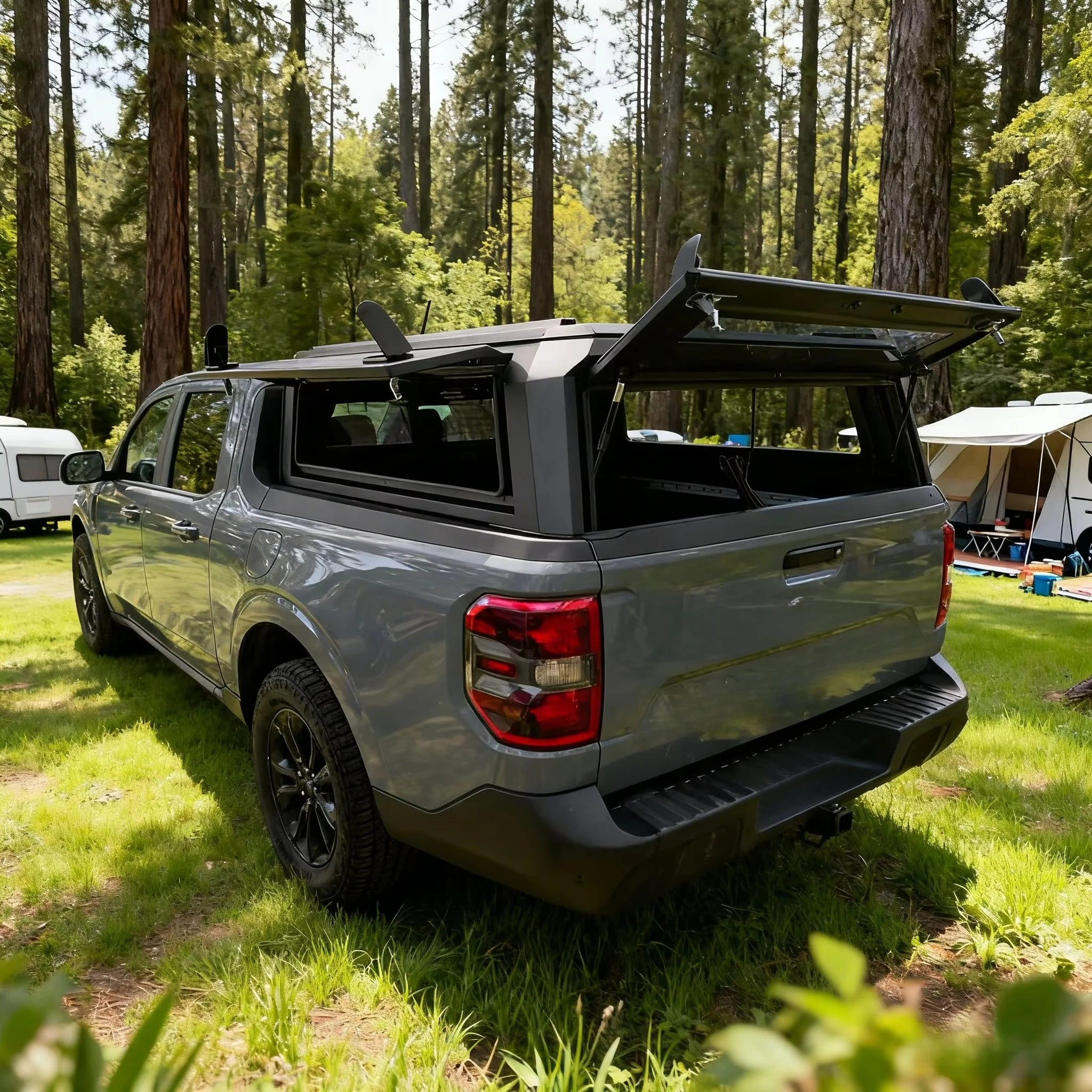 

Military-Grade Aluminium Overland Truck Canopy Hardtop for Maverick (Low Wind Noise)