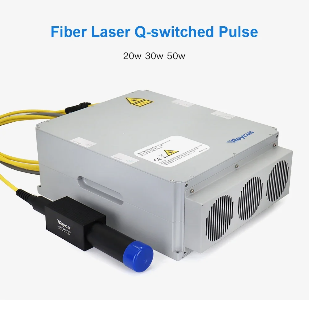 For 20W 30W 50W Q-switched Pulse Fiber Laser Source 1064nm High Quality Laser Module for Fiber Laser Marking Machine