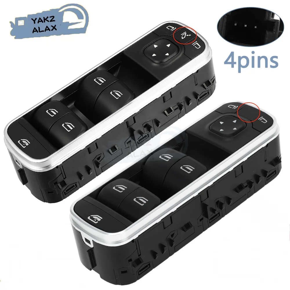 

For Mercedes-Benz W463 W177 A-CLASS 2018-2020 B-CLASS W247 Electric Master Window Control Switch Button 1679050001 1679050101