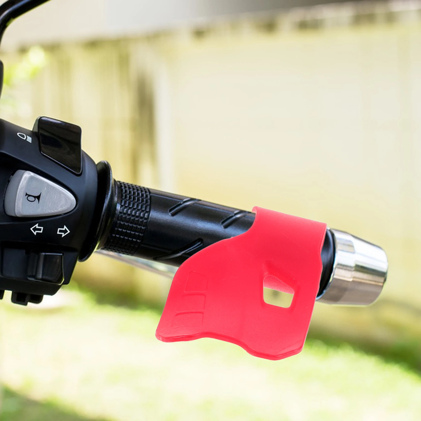 

6pcs Universal Motorcycle Throttle Assist Cruise Control Oil Lock For Scooters Electric Bikes Durable Long Distance Riding Red