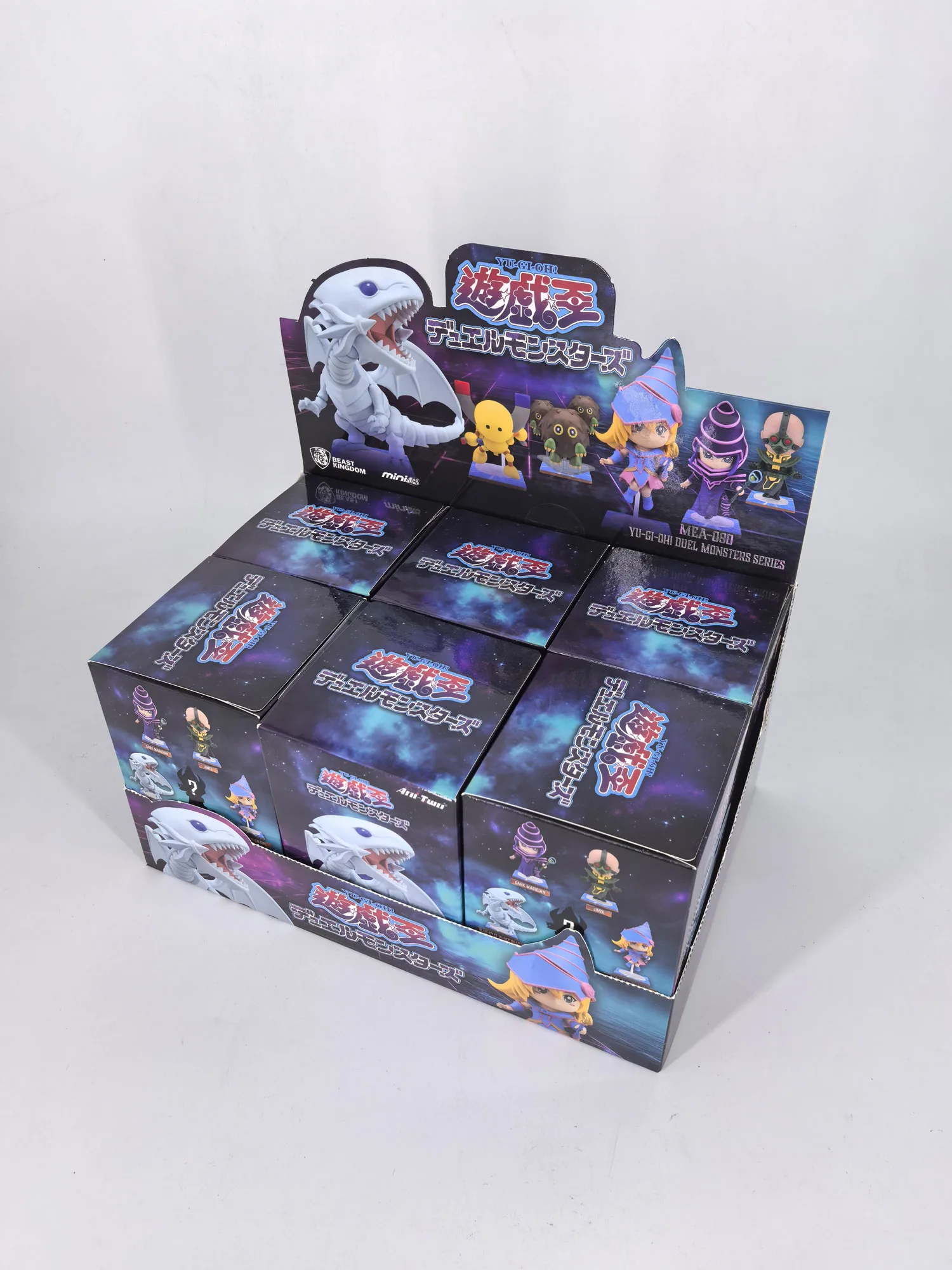

Ю-Ги-О! Yogioh Duel Monsters Series Dark Magician Blue Eyes White Dragon Jinzo слепая коробка подарки игрушка модель аниме фигурки коллекционировать