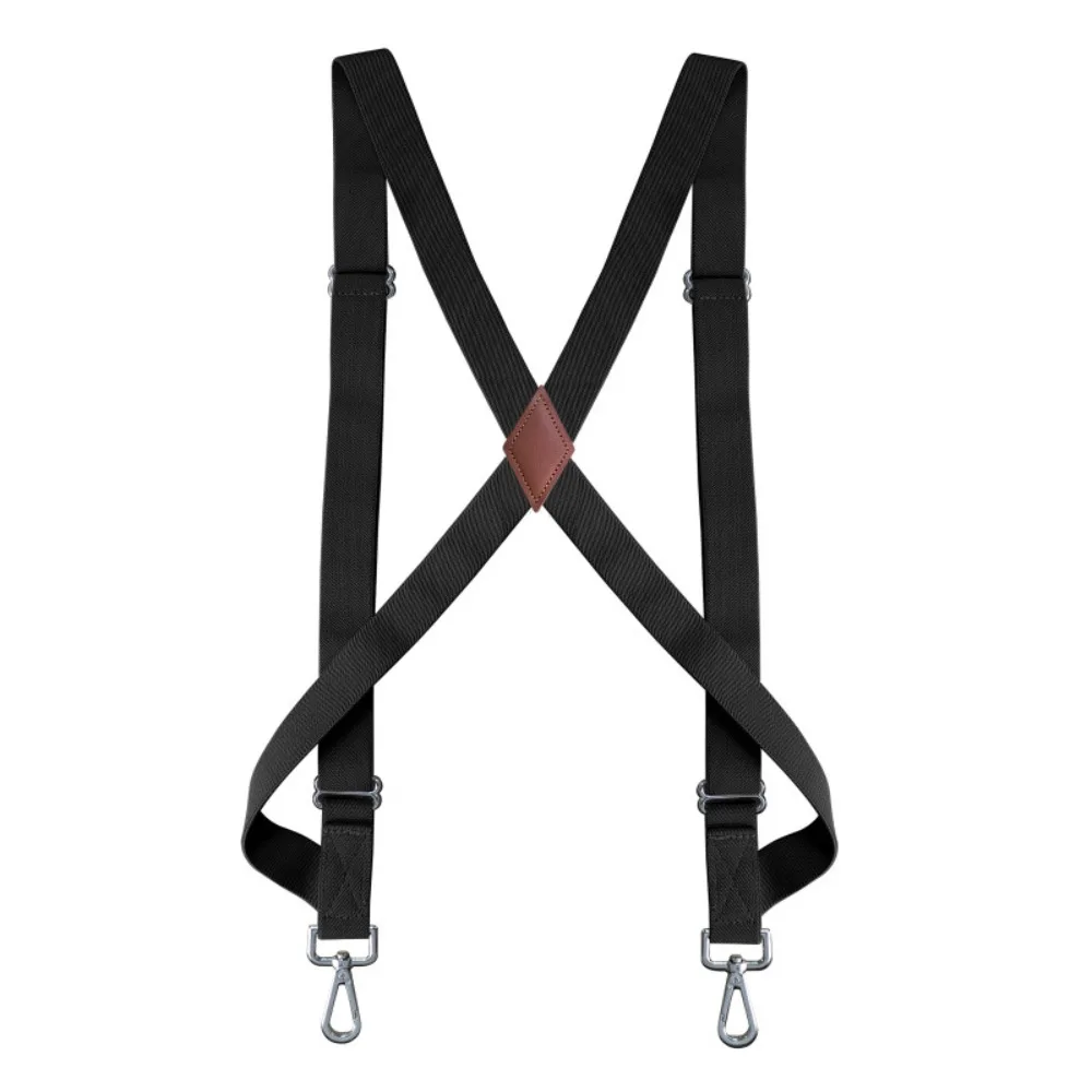 

Casual Retro Suspenders for Men British Style 2.5cm Leather Suspenders Suit Accessories Metal Clip Suspender Clip Business