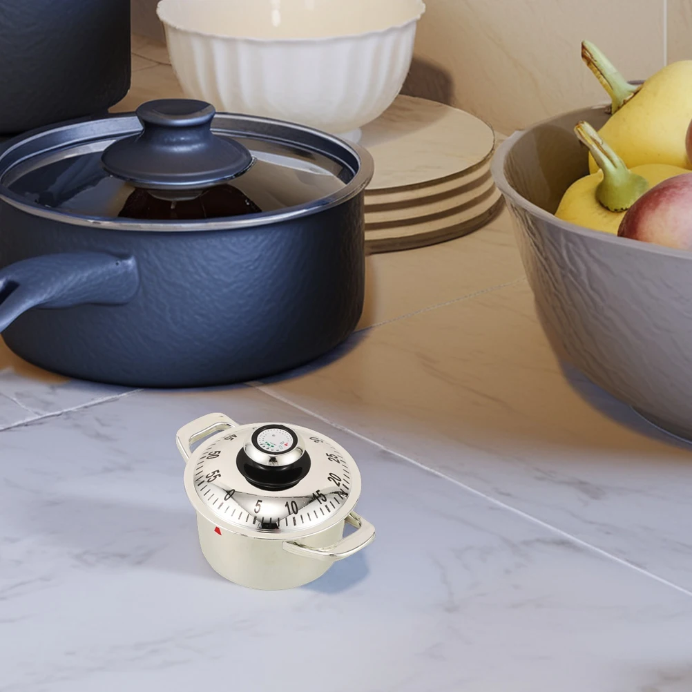 

2Pcs Mechanical Countdown Kitchen Timer Cute Wind Up Loud Alarm Cooking Baking Egg Timer for Kitchen Home Restaurant Use