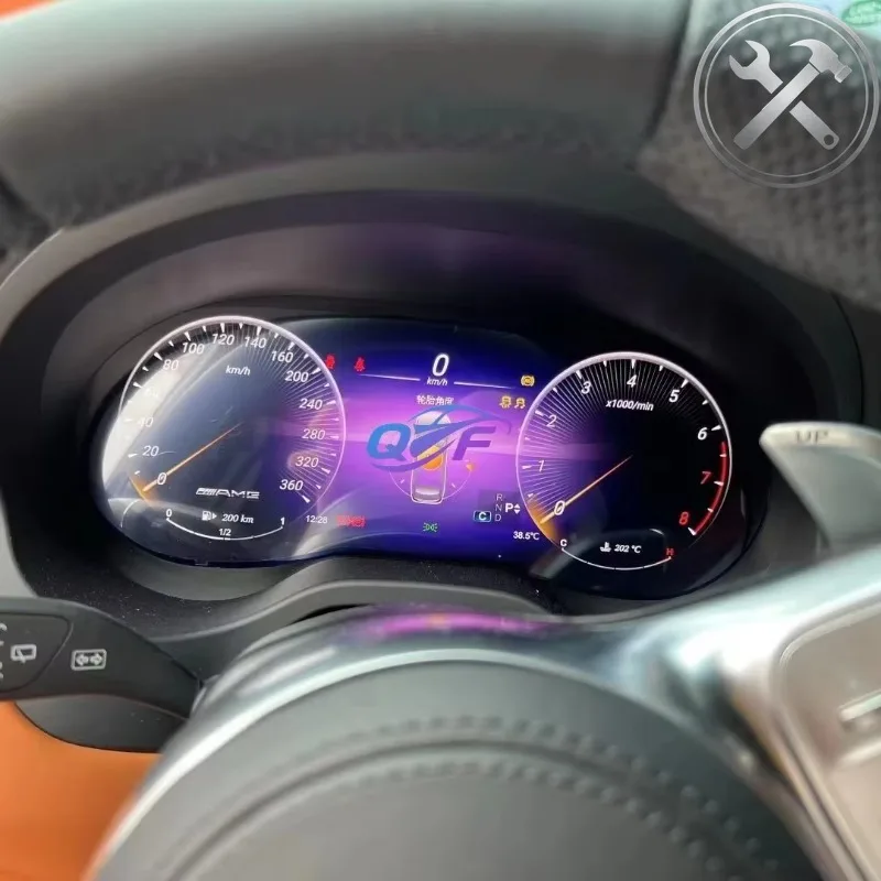 

12.3 Inch LINUX LCD Digital Virtual Cockpit Dashboard Speedometer Instrument Cluster Auto Retrofit for R ML GL GLE GLS Class 2