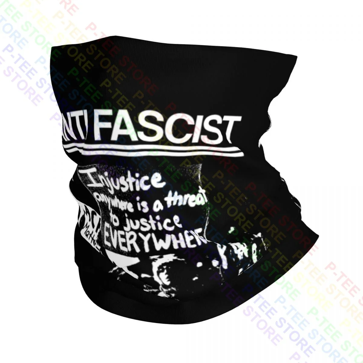 Anti Fascist Neck Gaiter Bandana Scarf Face Mask Unisex Half Mask Mountaineering