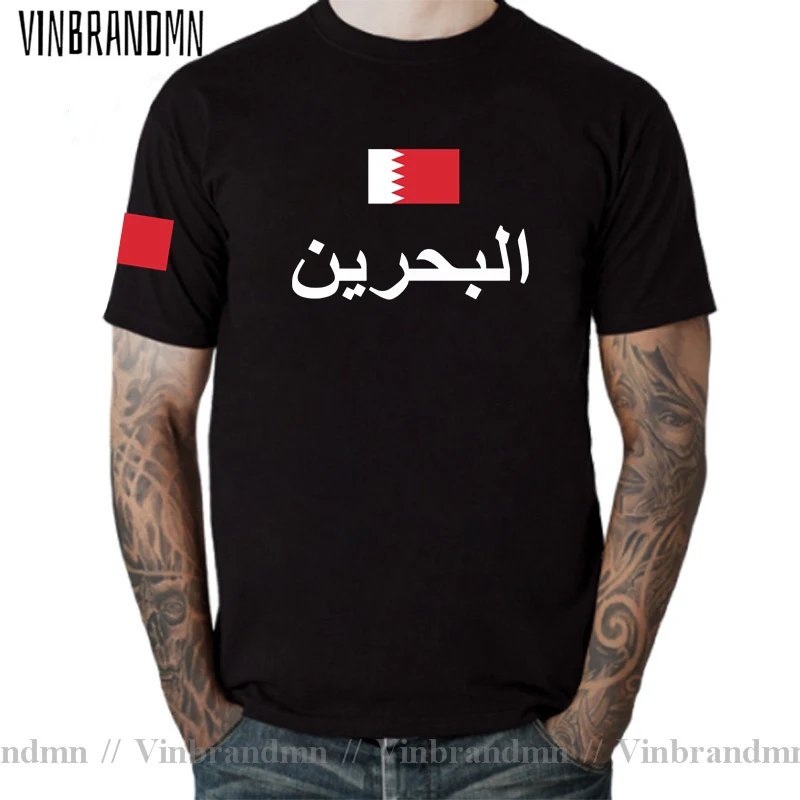 Bahrain Men T shirts Fashion Jersey Nation Team 100% Cotton T-shirt Clothing Tee Country Sporting BHR Bahraini Islam Arabic Tops