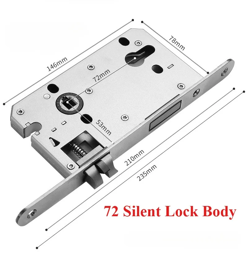 mid-ancient-style-bedroom-split-lock-universal-door-silent-magnetic-lock-indoor-room-retro-wooden-door-handle-lock