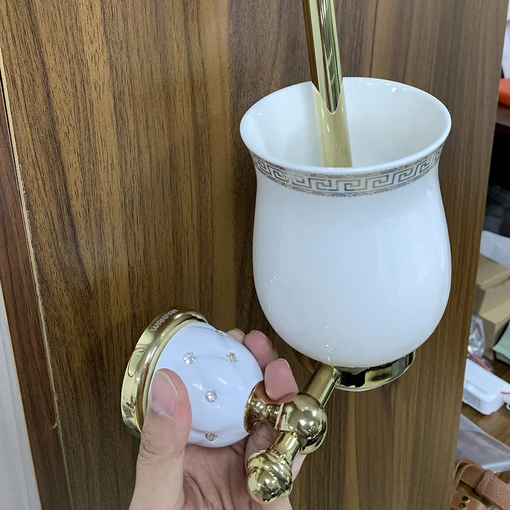 Toilet Brush Set with Wall Holder