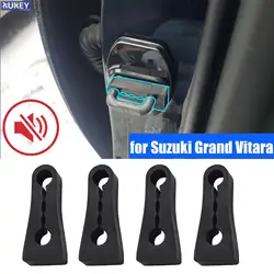 Door Lock Buffer Damper For Suzuki Grand Vitara 2005-2019 Soundproof Insulation Quiet Deaf Creaking Noise Seal Stopper Deadener