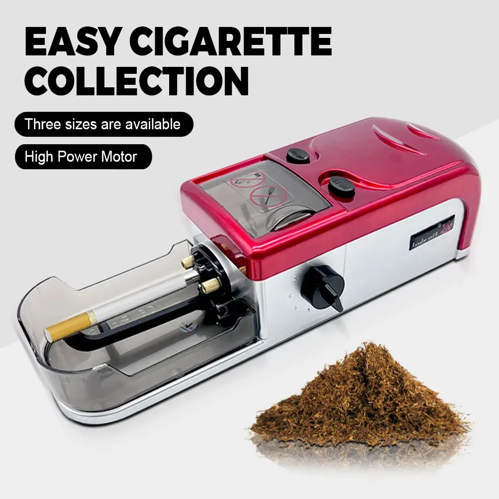Portable Automatic Cigarette Machine Tube Filling Cigarette Injector Drum Tobacco Maker Electronic Cigarette Rolling Machine