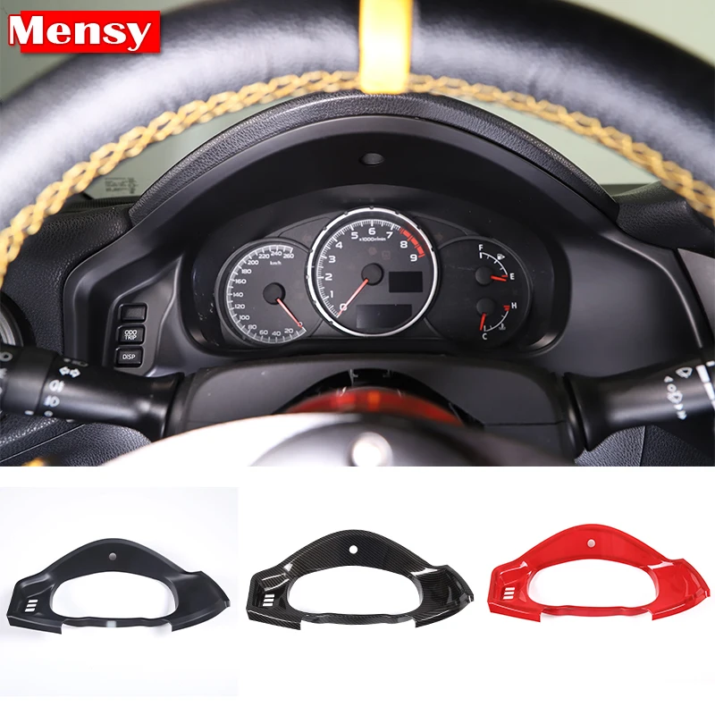 

For Toyota 86 For Subaru BRZ 2012-2020 ABS Matte Black Car Dashboard Frame Decorative Cover Car Interior Molding Accessories
