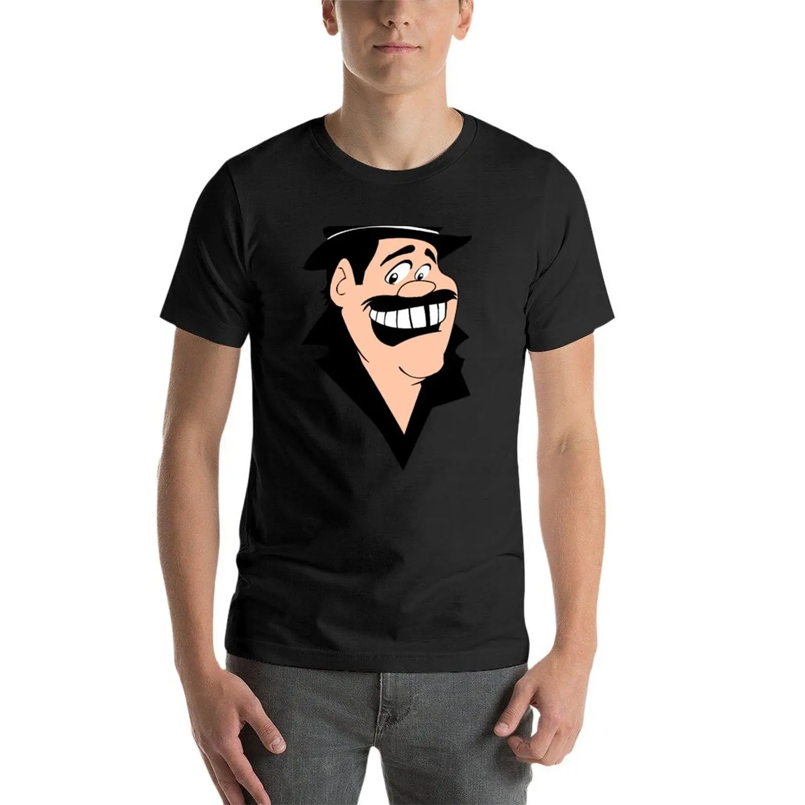 Capulina karykatura t-shirt w dużych rozmiarach ubrania anime czarnych męskie koszulki casual stylowe