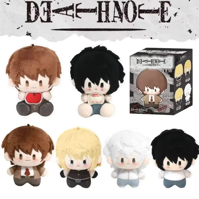 Nowa Seria Pluszaków Death Note - Blind Box 13cm, Urocza Postać z Kreskówki, Brelok do Plecaka, Dekoracja, Prezent Urodzinowy dla Dziewczynki