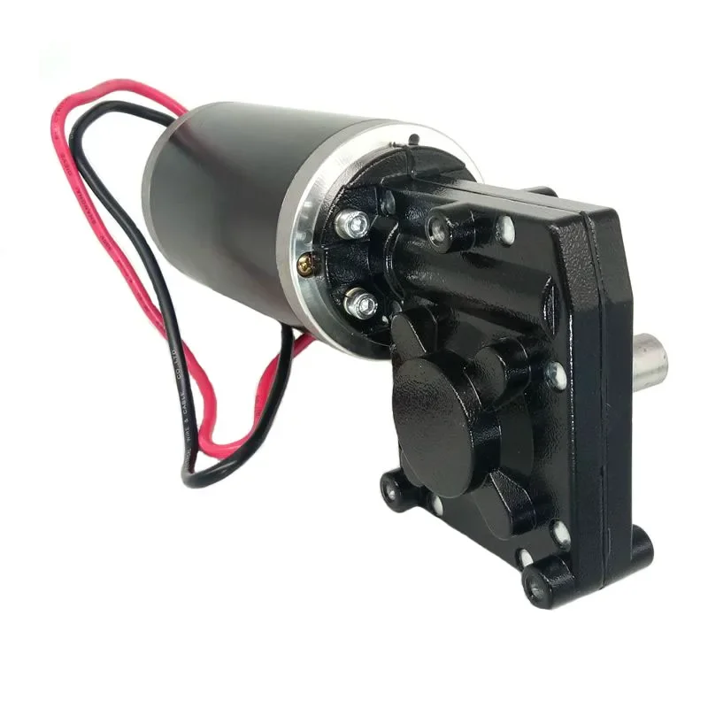 24V 50Rpm Dc Gear Motor 500W 400W 12V Dc Low Rpm High Torque Electric Motor