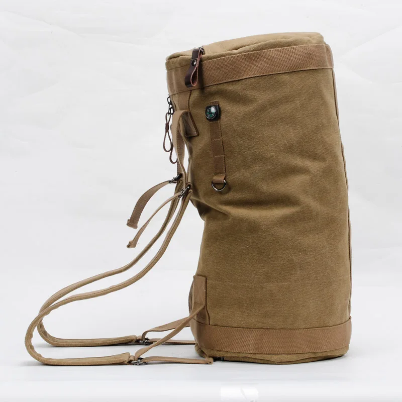 

Fashionable Backpack, Outdoor Sports Backpack, Large-Capacity Fitness Bag, Canvas Travel Bag, Unisex Travel Bucket Bag