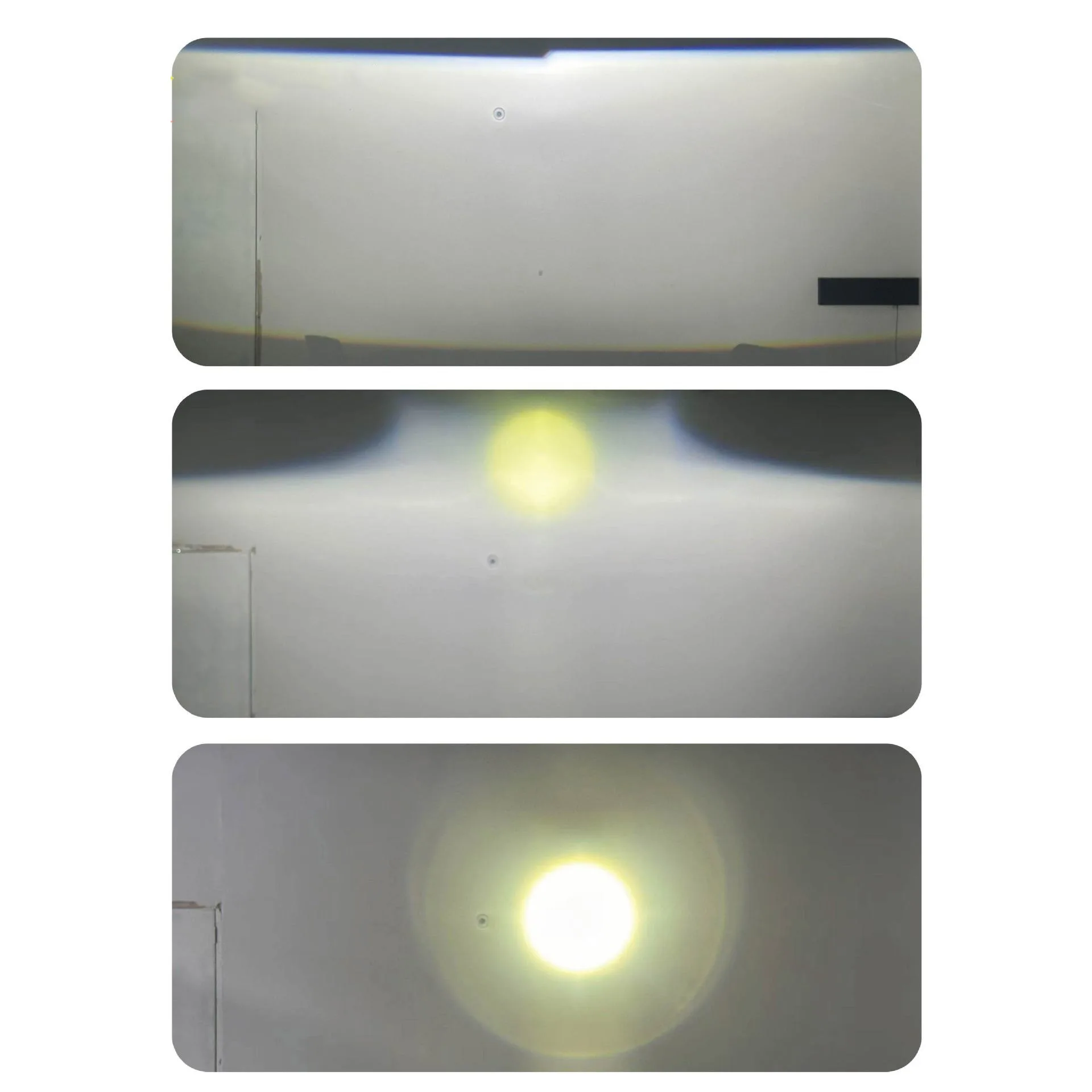 مربع 3 بوصة ثنائية Led جهاز عرض ليزر عدسة 12 فولت 70 واط 6000 كيلو مرحبا لو شعاع مصباح سيارة المصباح التحديثية #6