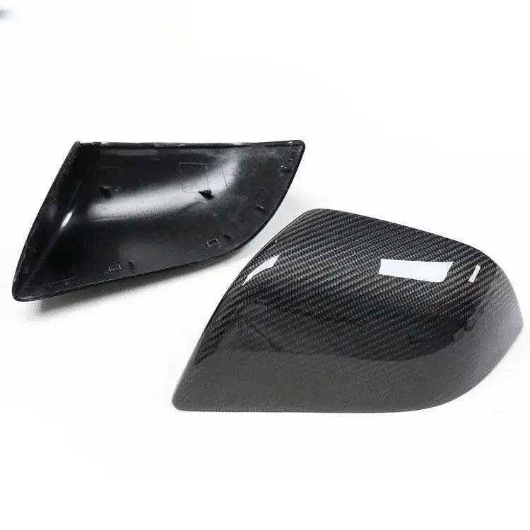 Dry Carbon Fiber Mirror Housing for Tesla Model S/3 Exterior Reverse Mirror Cover Interior Car Tuning Alternate Form