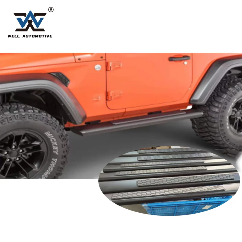 

Лидер продаж, подножка из алюминиевого и магниевого сплава, боковая педаль, 2 двери для Wrangler JL, автомобильные внешние аксессуары, Nerf Bar
