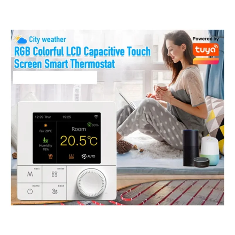 A003 Tuya Wi-Fi термостат электрический подогрев пола водяной/газовый котел умный термостат регулятор температуры 220 В Google Home (C) Du