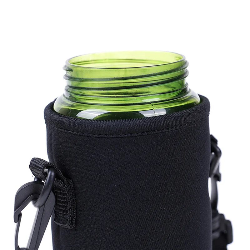1pc 420-1500ML Sport Wasser Flasche Fall Isolierte Tasche Neopren Beutel Halter Hülse Abdeckung Träger für Becher flasche Tasse mit Riemen – Detail 11