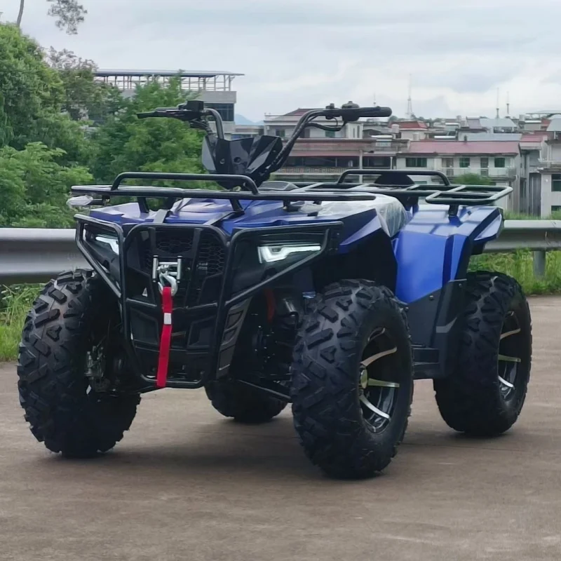 High Quality 10000W Automatic 4WD Adult Large and Powerful Horsepower Electric ATV Quad Bike with Four Disc Brake and 75-100Km/h