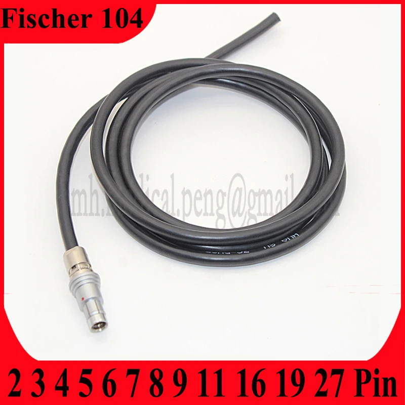 

Compatible Fischer 104 2F 2 3 4 5 6 7 8 9 11 16 19 Pin Waterproof Push-pull Self-locking Male Plug Round Connector Welding Cable