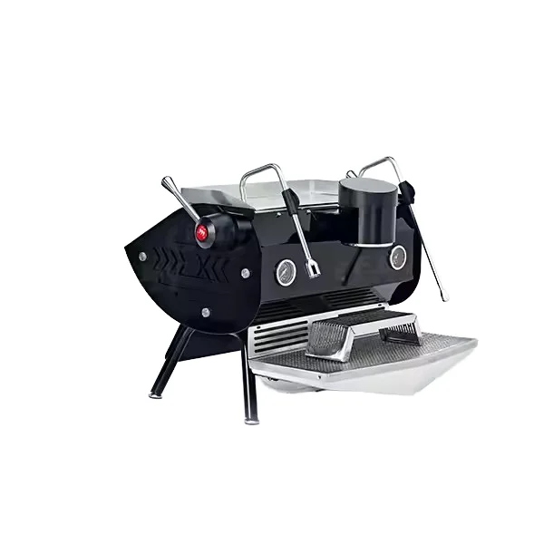 Commercial Semi-Automatic Espresso Machine Milk Frother Single Head Double Boiler 9 Bar Pressure Commercial Grade Energy Saving