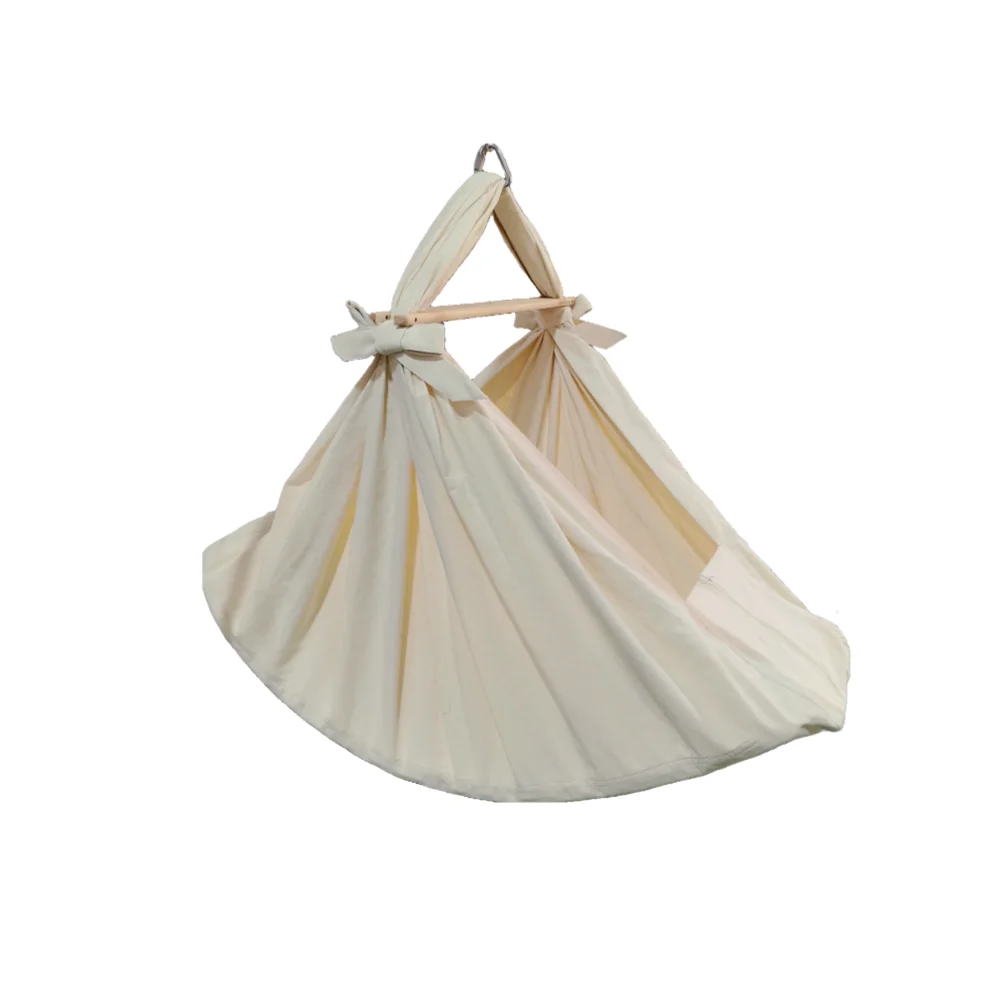 Hamaca de tela plegable de diseño moderno para bebé, sala de estar al aire libre, dormitorio, gimnasio, muebles de parque