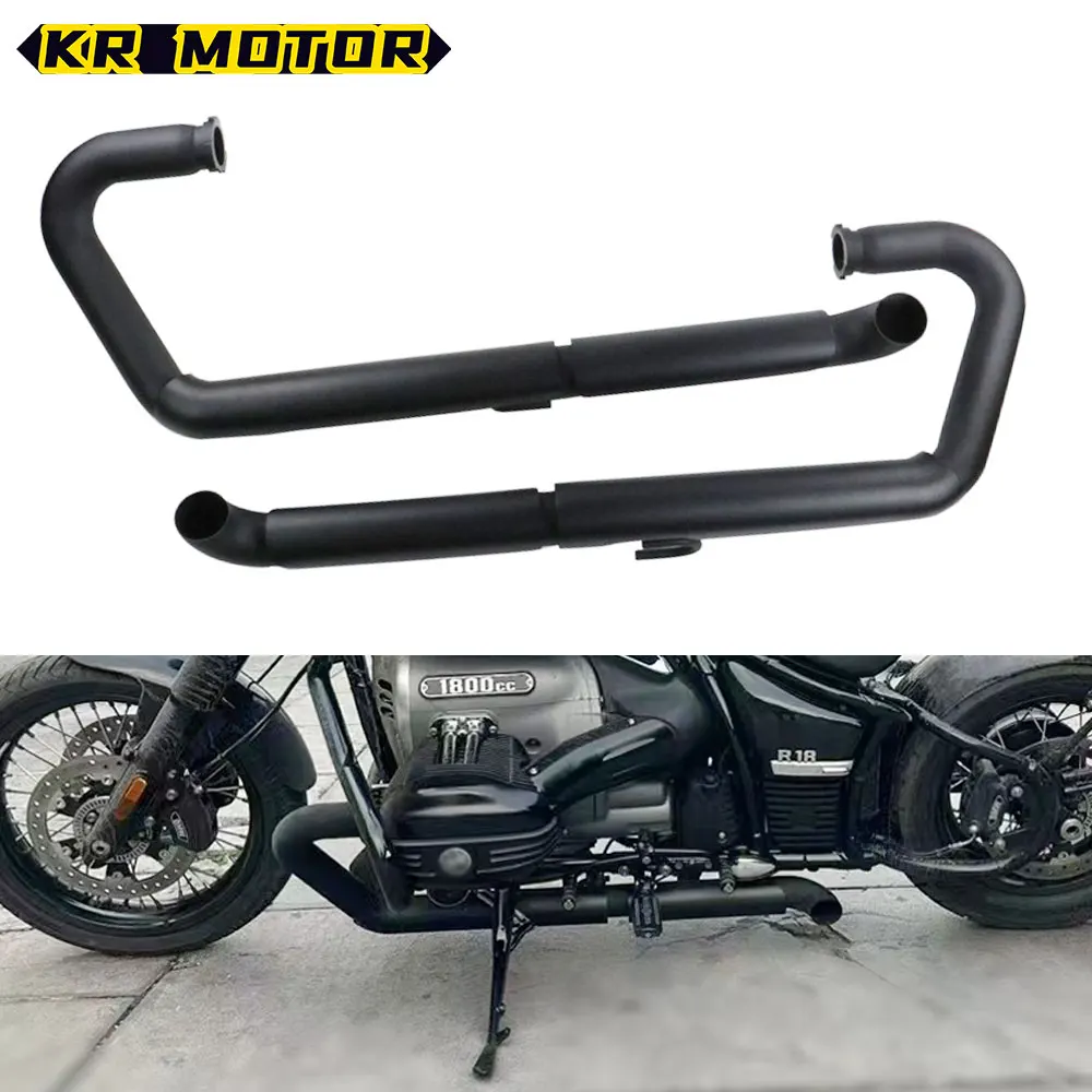 

For BMW R18 Classic 100 Years Motorcycle Exhaust Pipe Bobber Style Stainless Steel Full Muffler System Silencers R 18 2018-2023