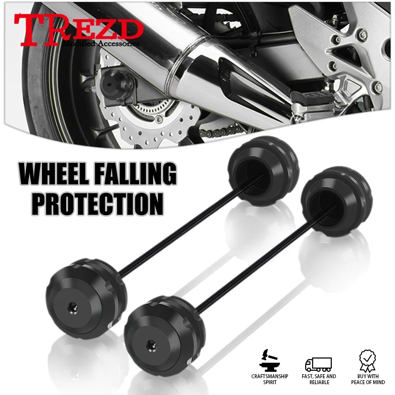 

mt03 mt10 mt25 Motorcycle Wheel Protector For MT-10 16-24 FZ-10 17-24 MT-03 MT-25 15-24 Front Rear Wheel Axle Fork Crash Sliders