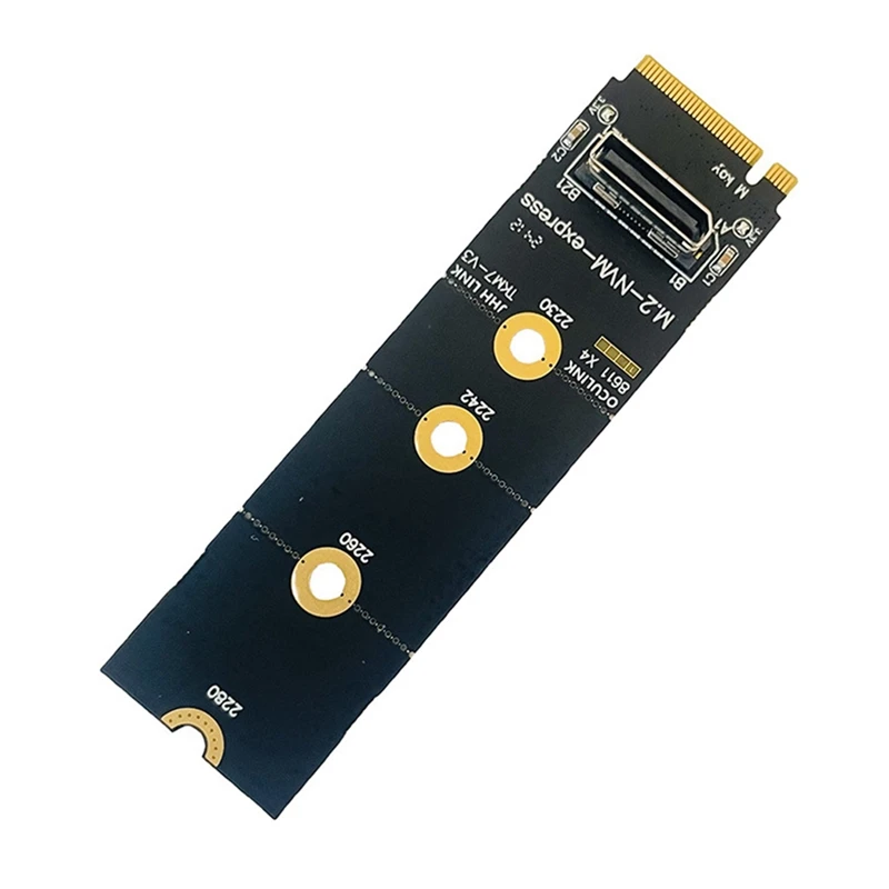 Für m.2 nvme zu oculink weiblich SFF-8612 adapter pci-e x4 adapter karte unterstützung DOCK-OC4 für 2,5 zoll nvme u.2 (sff 8639) ssd