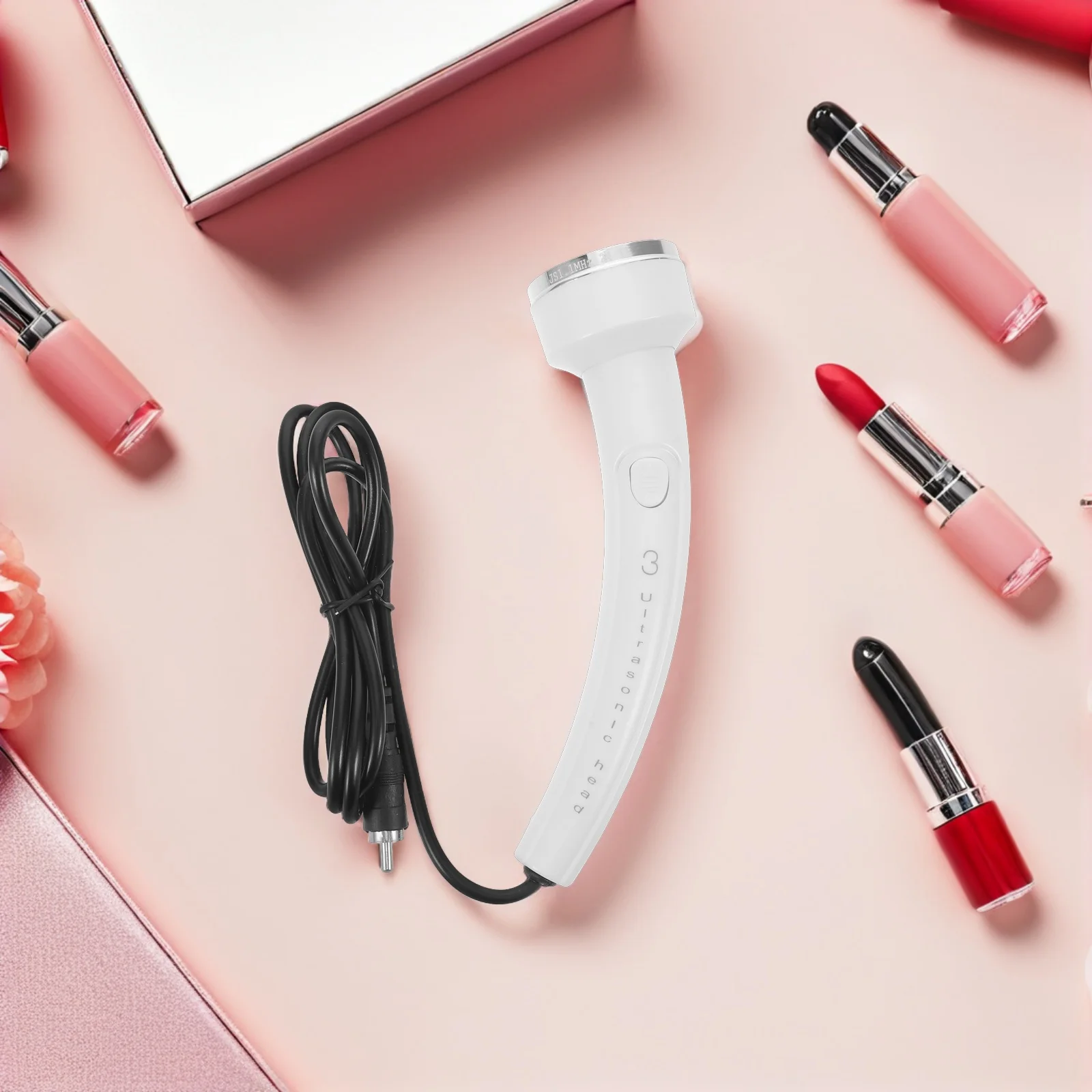 استبدال مسبار الوجه بالموجات فوق الصوتية للتنظيف العميق واستخراج المسام جهاز تدليك الوجه والرقبة أداة العناية بالبشرة مسبار المنزل #3