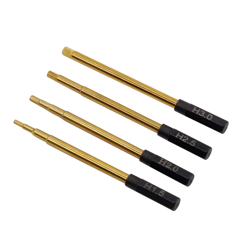 4 in 1 Precision Hex Screwdriver Wrench Tool Kits 1.5/2.0/2.5/3.0mm Hex Screw Driver Bit For Drone RC Quadcopter Car Repair