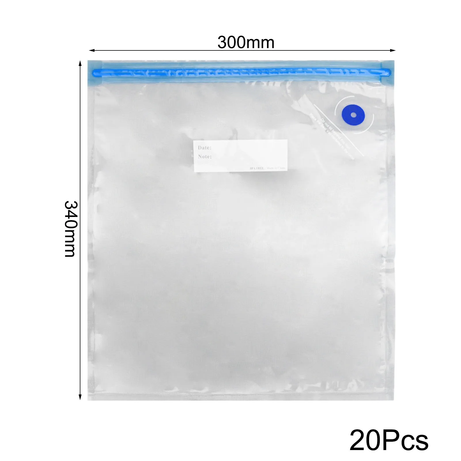 

Efficient Air Removal For Filaments 30x34 Cm Vacuum Compression Storage Efficient Air Removal Sealing Clip Included