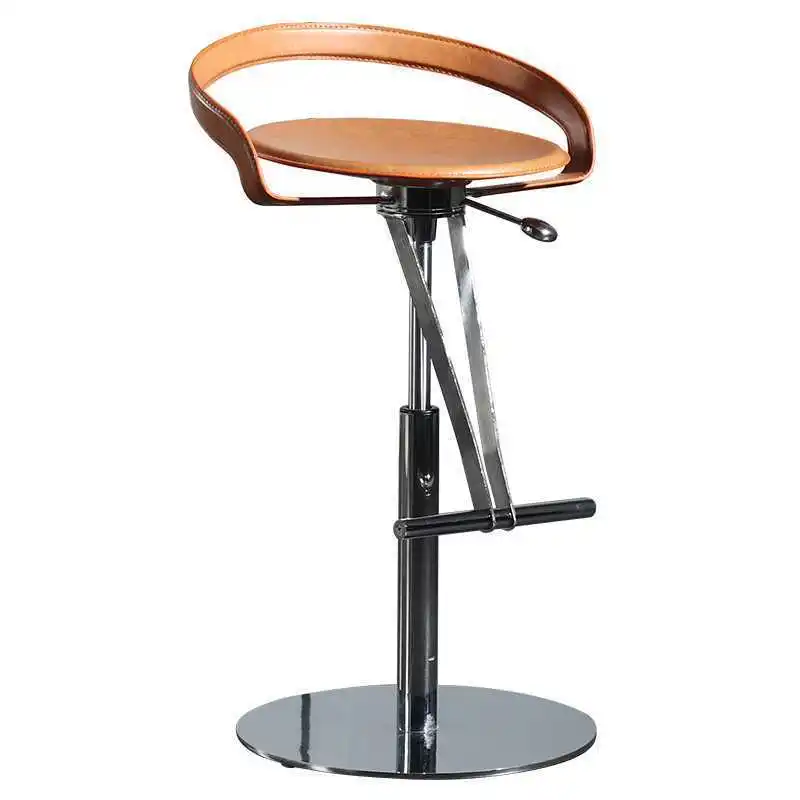 Nordic light luxury bar chair rotating bar chair modern simple high lift stool creative high