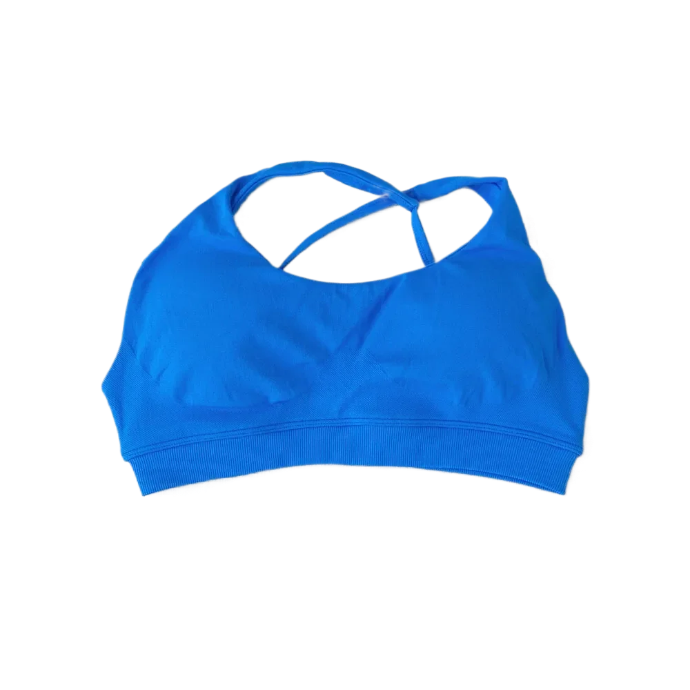 Fitness Sports Bra Women Clothes Padded Yoga Bra Backless Gym Crop Top Seamless Workout Bras Fitness Single Strap Yoga Tops