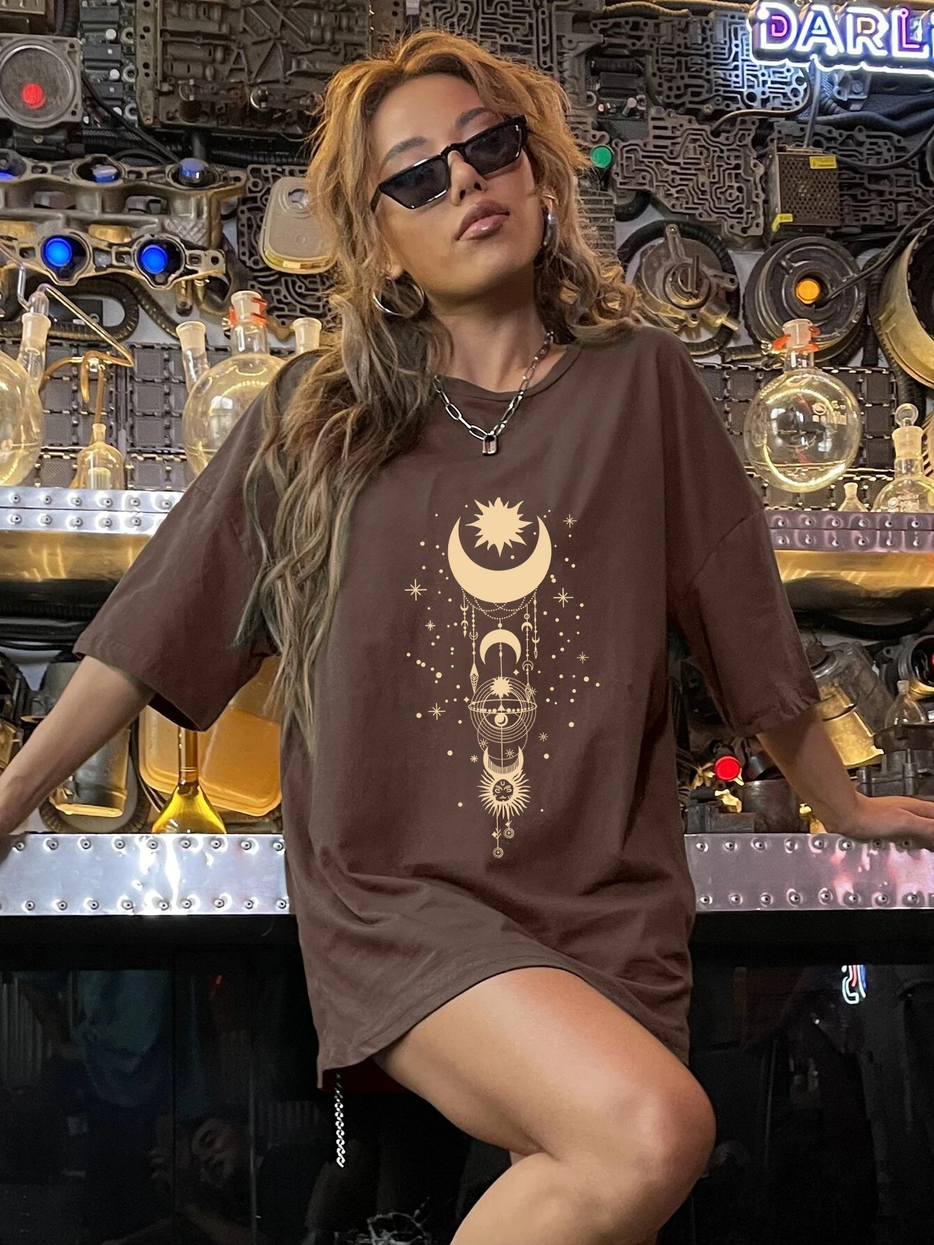 

Новая модная повседневная футболка, простая женская футболка с круглым вырезом и короткими рукавами, свободная футболка с принтом