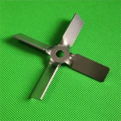 1pc 304 stainless steel DIA 4/5/6/7/8/10/12cm three four blade propeller, cross paddle for lab stirrer mixer blender machine