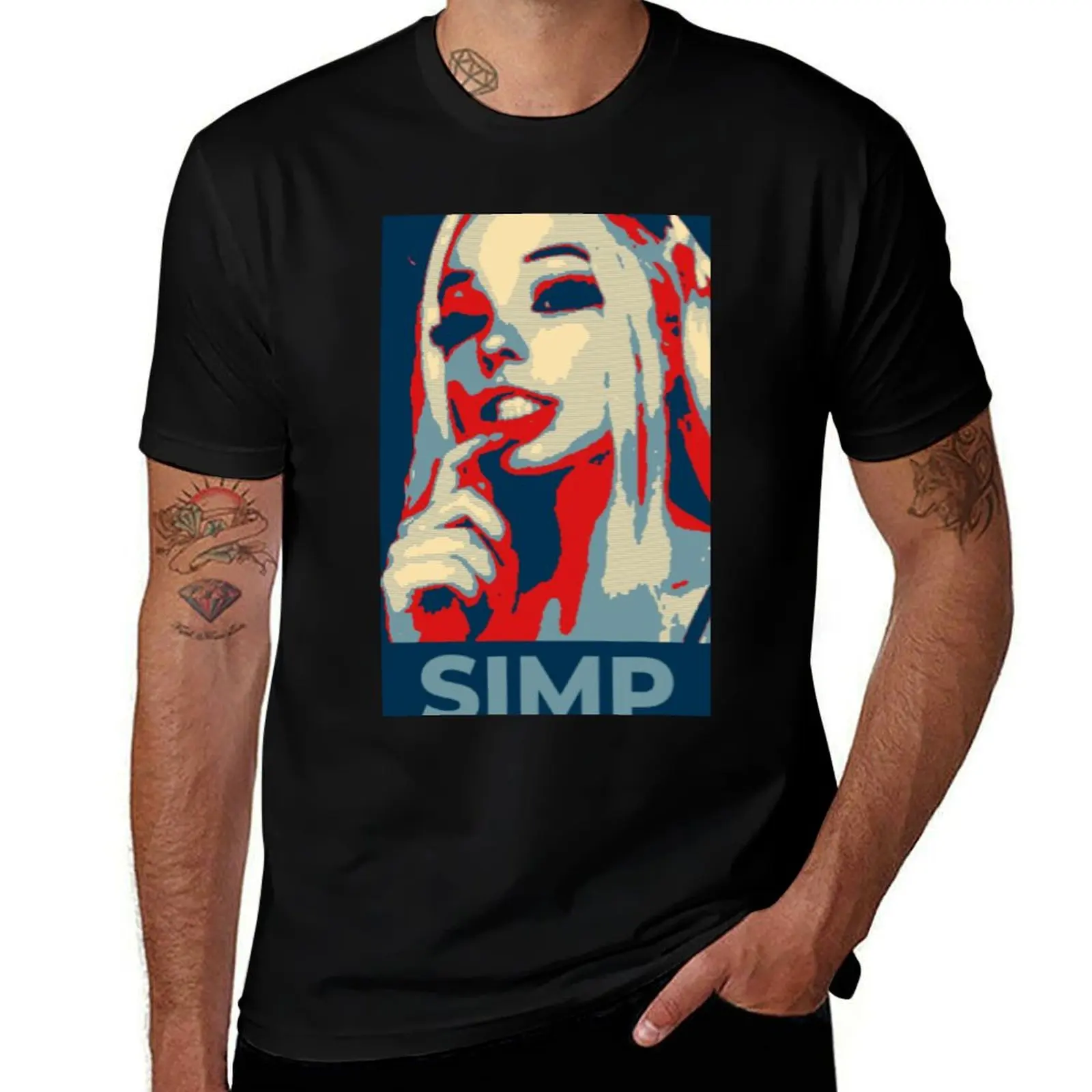 

Belle Delphine SIMP Alert T-Shirt anime tshirt cotton t shirt man T-Shirt