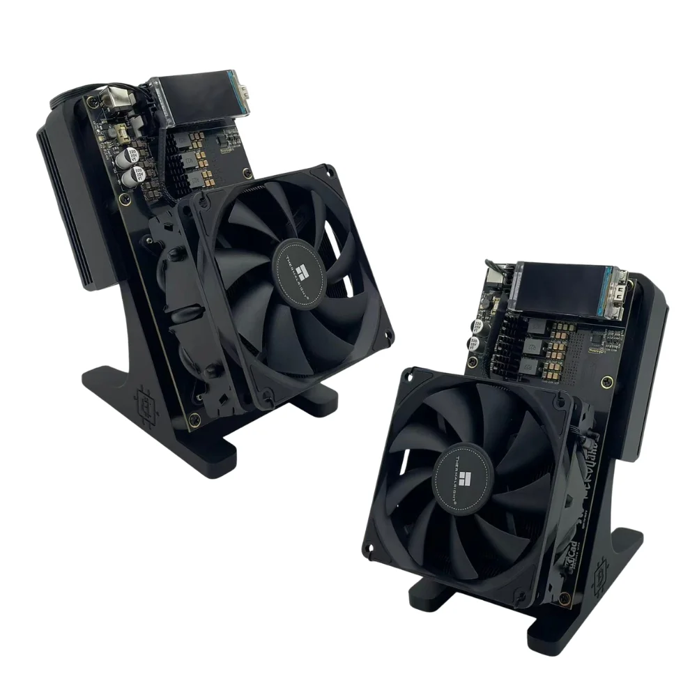 نسخة مطورة Bitaxe NerdQaxe ++ 4.8TH/s Asic Bitcoins Miner 2 قطعة Fans BM1370 Chip Solo BTC مفتوحة المصدر BTC 80W #4