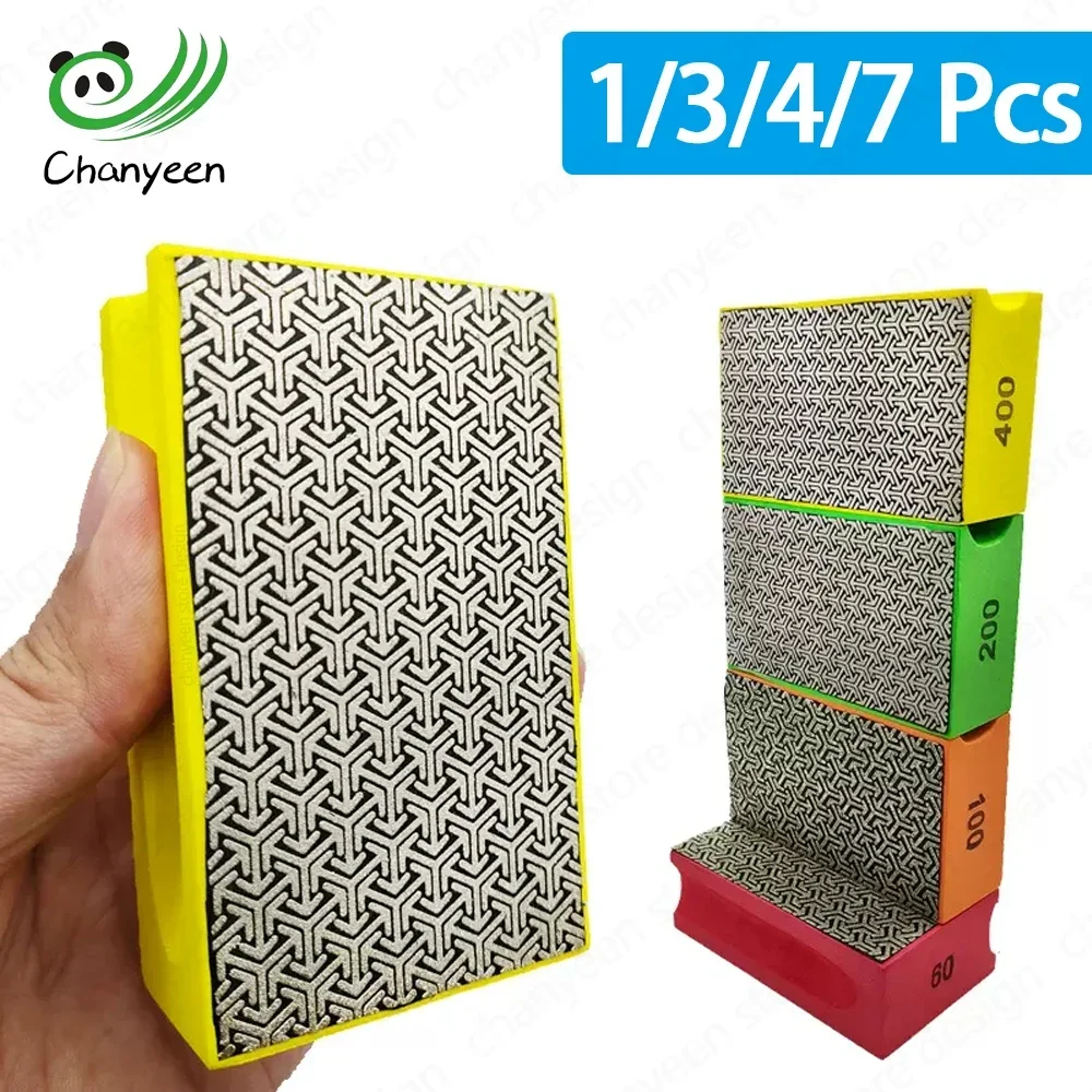 

Professinal Hand Polishing Pad Stone Marble Ceramic Abrasive Sanding Disc Tile Glass Abrasive Grind Block Polisher Tools