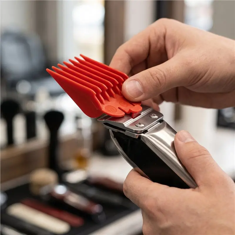 24-Hour Hotsale Professional Hair Clipper Replacement Sheath 8 Colors&Size Limit Comb Accessory Guide Comb, Suitable For Wahl Tr