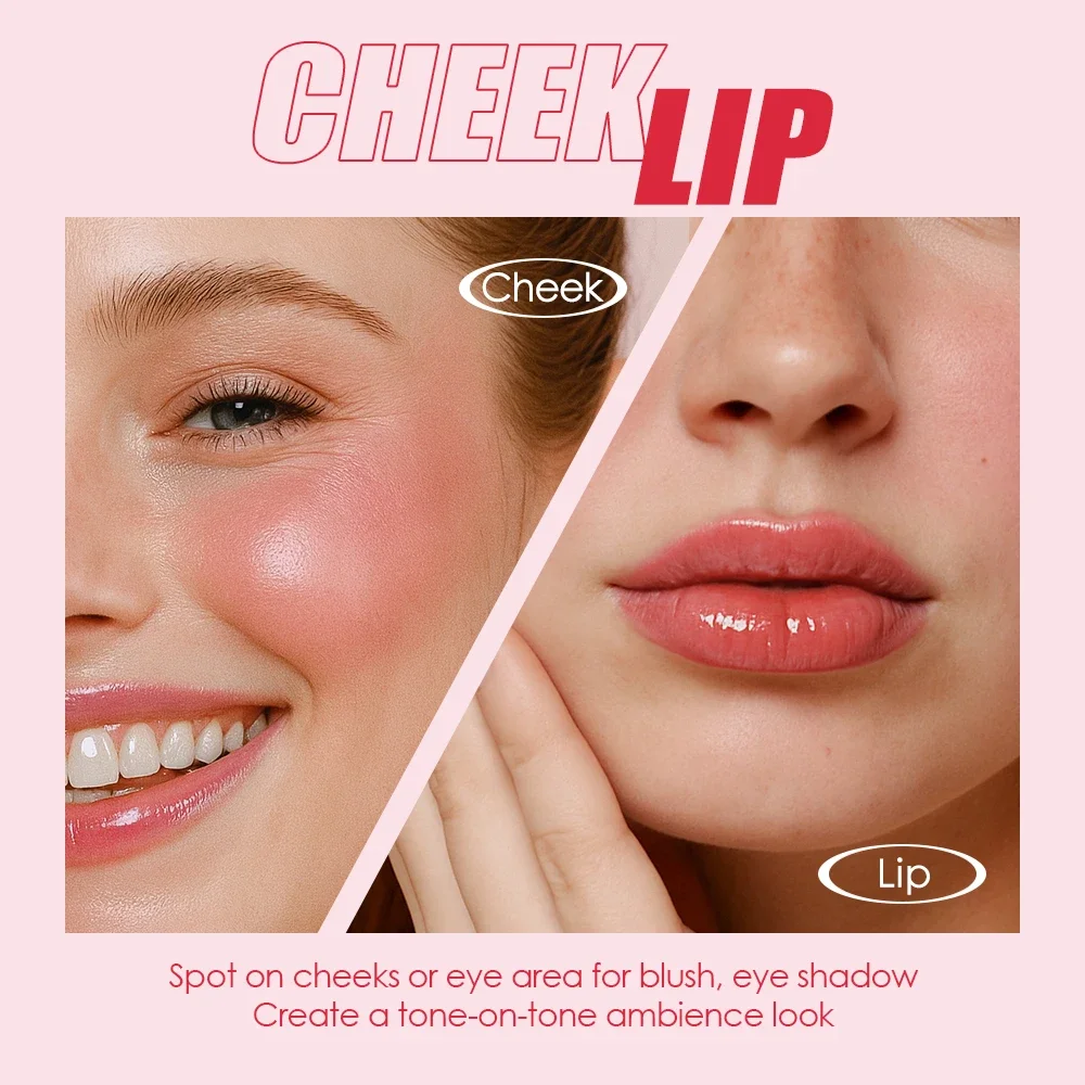 4個入り リトルラウンドジャー マルチカラー ジェリーリップバーム (唇と頬用) 鮮やかな色合い 保湿と栄養補給 リップネクター