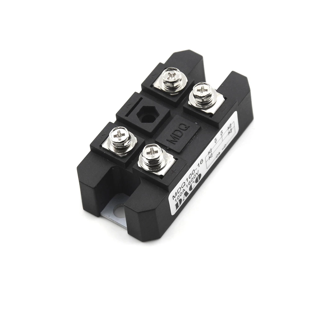 1Pc MDQ 100A Amp 1600V Volt Single 1 Phase Diode Metal Case Bridge Rectifier TS.