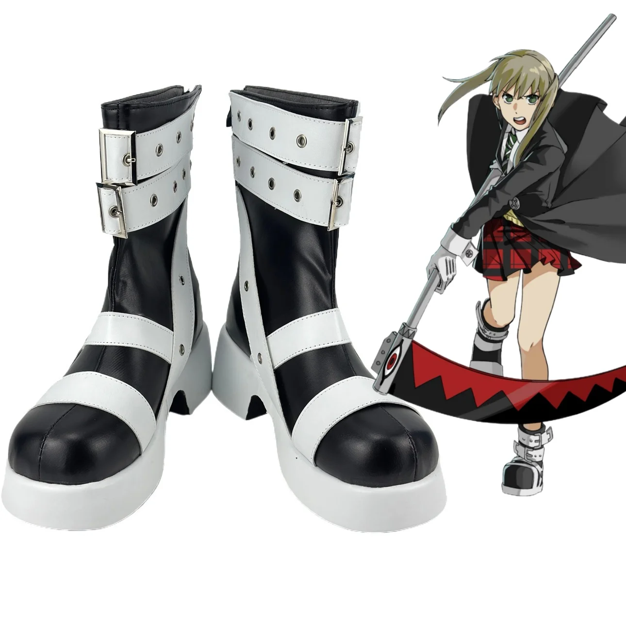 

Мака Албарн Косплей Аниме Soul Eater Обувь Сапоги Женщины Девушка Хэллоуин Вечеринка Ролевая Игра Мака Cos Обувь