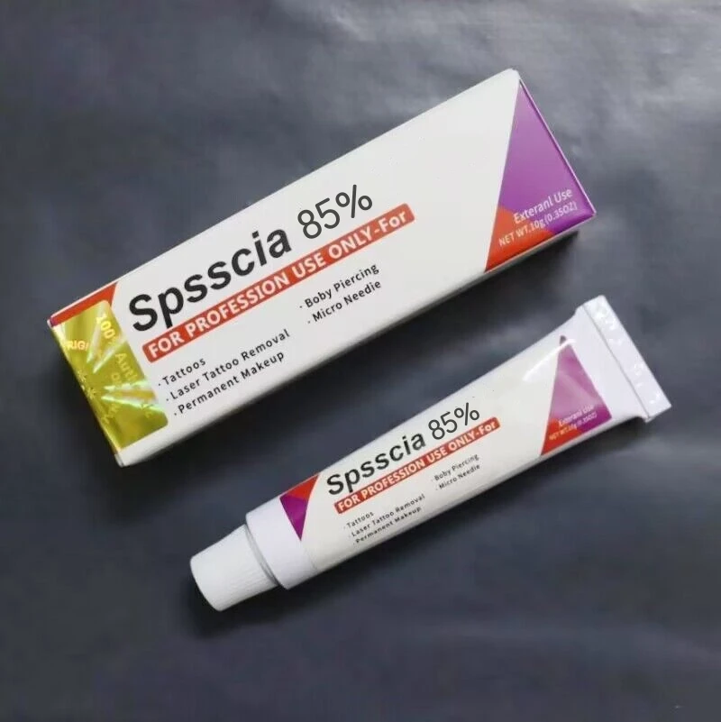 2023 NEW 85% Spsscia Tattoo Cream Before Permanent Makeup Microblading Eyebrow Lips 10g